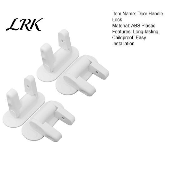 Safety Protection for Kids Door Lever Handle Lock Child Safety, Baby Proofing Guard, Childproof Accessories Levers Lock, Prevent Opening Doors Toddler