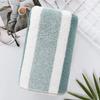 New Thickened Soft Face Towel Quick Absorbent Coral Velvet Cotton Towel Striped Pattern Solid Color Hand Towel Household