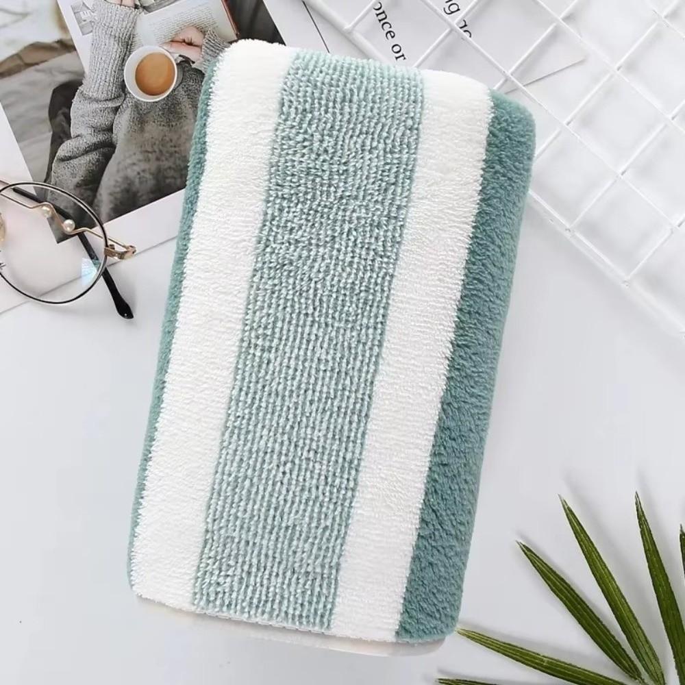 Quick Absorbent Cotton Towel Thickened Hand Towel New Soft Face Towel  Bathroom зелёный