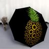 1pc Pineapple Sunflowers Automatic Open/Close Umbrella Compact Folding Umbrella, All-Season Portable Umbrella for Women/Men F1124102