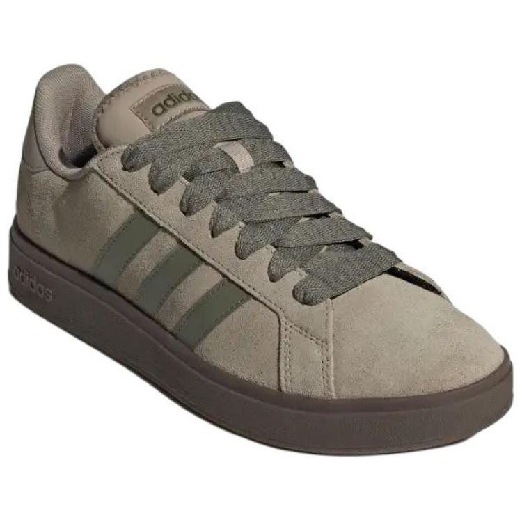 New Adidas Grand Court Base 00s 'Blanch Cargo' JR7078