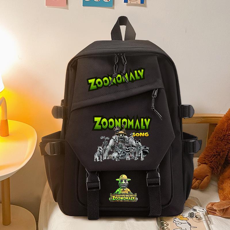 Freak Zoo Cartoon Animation Foreign Style School Bag Elementary and Secondary School Students Versatile Zoonomaly Macaron Backpack Tide
