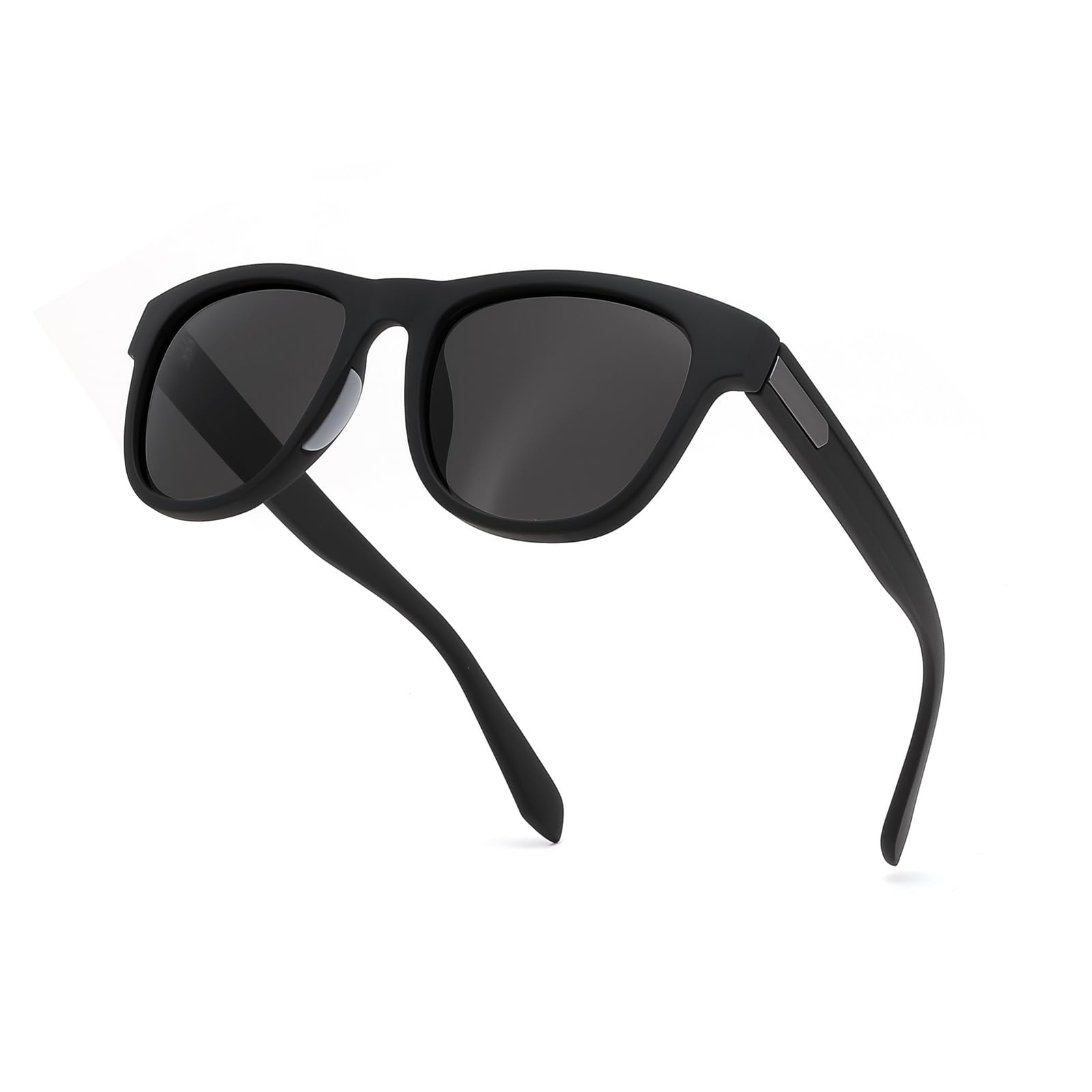 [FEISEDY] Sunglasses, Polarized Lenses, TAC Lenses, TR90 Frame, Matte Design, UV400 UV Protection, Non-Slip Nose Pads, Lightweight (28g), Unisex, for