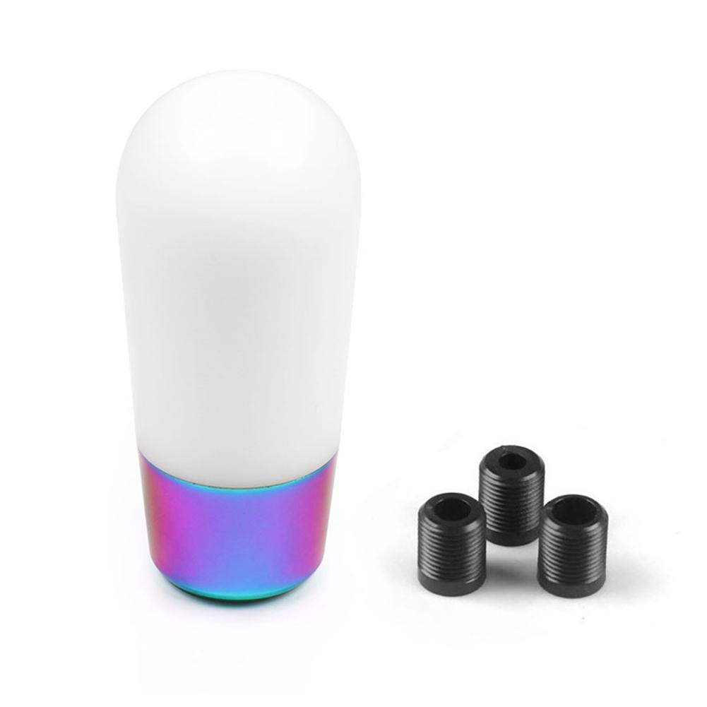 Acrylic Manual Gear Shift Knob Lever for Cars Delivering Enhanced Control and Comfort with 3 Adapters for Wide Vehicle Fitment