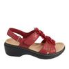 Women Summer Sandals Flower Wedge Platform Orthopedic Shoes Retro Rome Casual Comfortable Peep Toe Plus Size