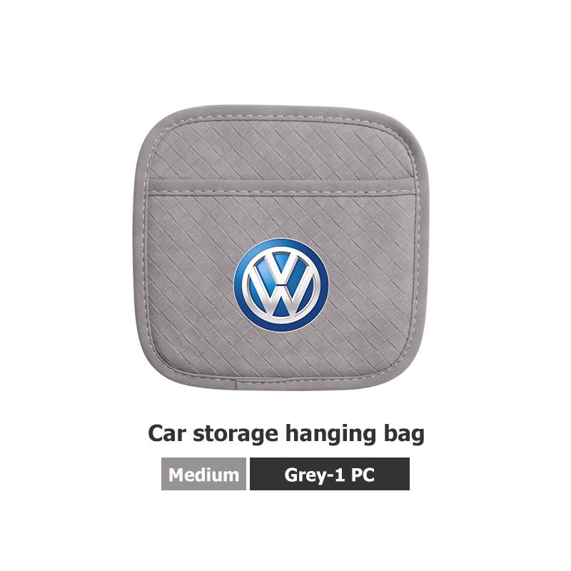 For Volkswagen VW Car Storage Hanging Bag Phone Key Card Pounch Pocket Passat Golf 4 5 6 Tiguan Polo Scirocco Jetta CC zg6