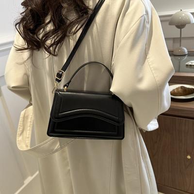 PU-Leder Handtasche Geldbörse Damen Tasche Einfarbig Schulter Crossbody Taschen Damen Messenger Kleine Tragetasche für Frauen Mädchen