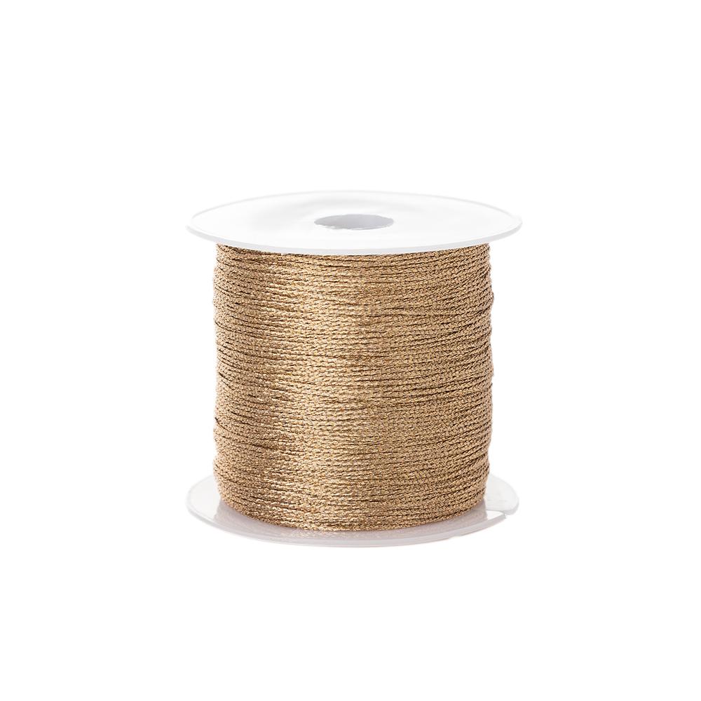 50Meters 0.4mm Colorful Thread For DIY Handmade Necklace Bracelet Braided Rope Embroidery Crochet String Jewelry Making 2046