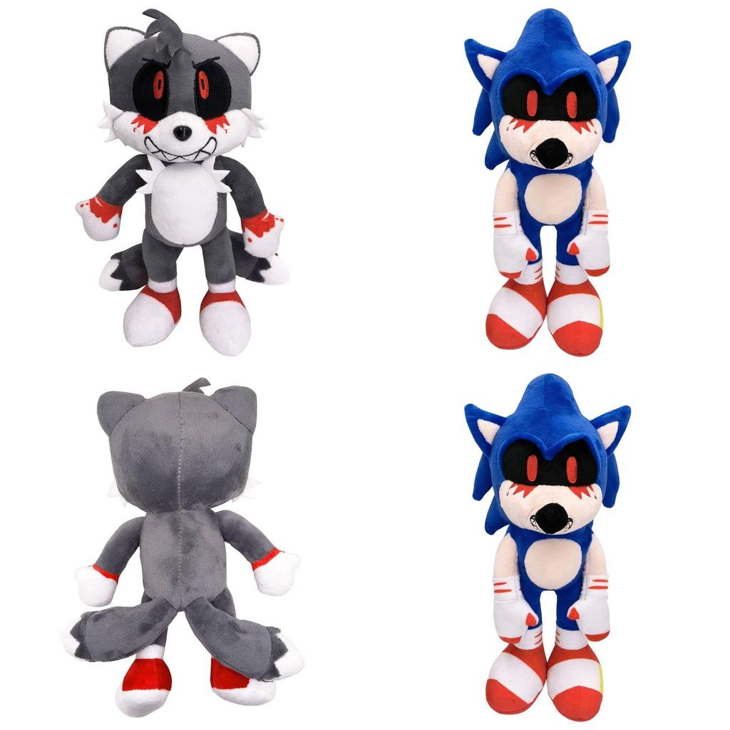 Sonic Exe I Spiriti dell'Inferno Peluche Sangue Malvagio Bambola Morbida Ripiena Regalo per Bambini