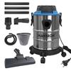 Water and Industrial Dust Vacuum Cleaner - MAWIRON - 20L - Stainless Steel - 1500 W - 40 Mm Hose