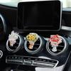 Sonnenblumen-Rosen-Strauß Auto-Lüftungsschlitz Aromatherapie-Diffusor Gips Blumiger Lufterfrischer Schmuckstück Auto-Aromatherapie-Zubehör