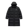 Unisex Loose-Fit Longline Hooded Down Jacket