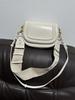 2026 New Style Spanish Women's Saddle Bag: Magnetic Flap, Stitch Detail, Versatile Single Shoulder or Crossbody