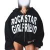 Unisex Oversized Streetwear Hoodie With 3D Letter Print Loose Fit Crewneck Sweatshirt Casual Daily Wear