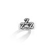 Fashion ZZZ Letter Ring for Men Retro Style Elegant Trendy Simple Index Finger Ring