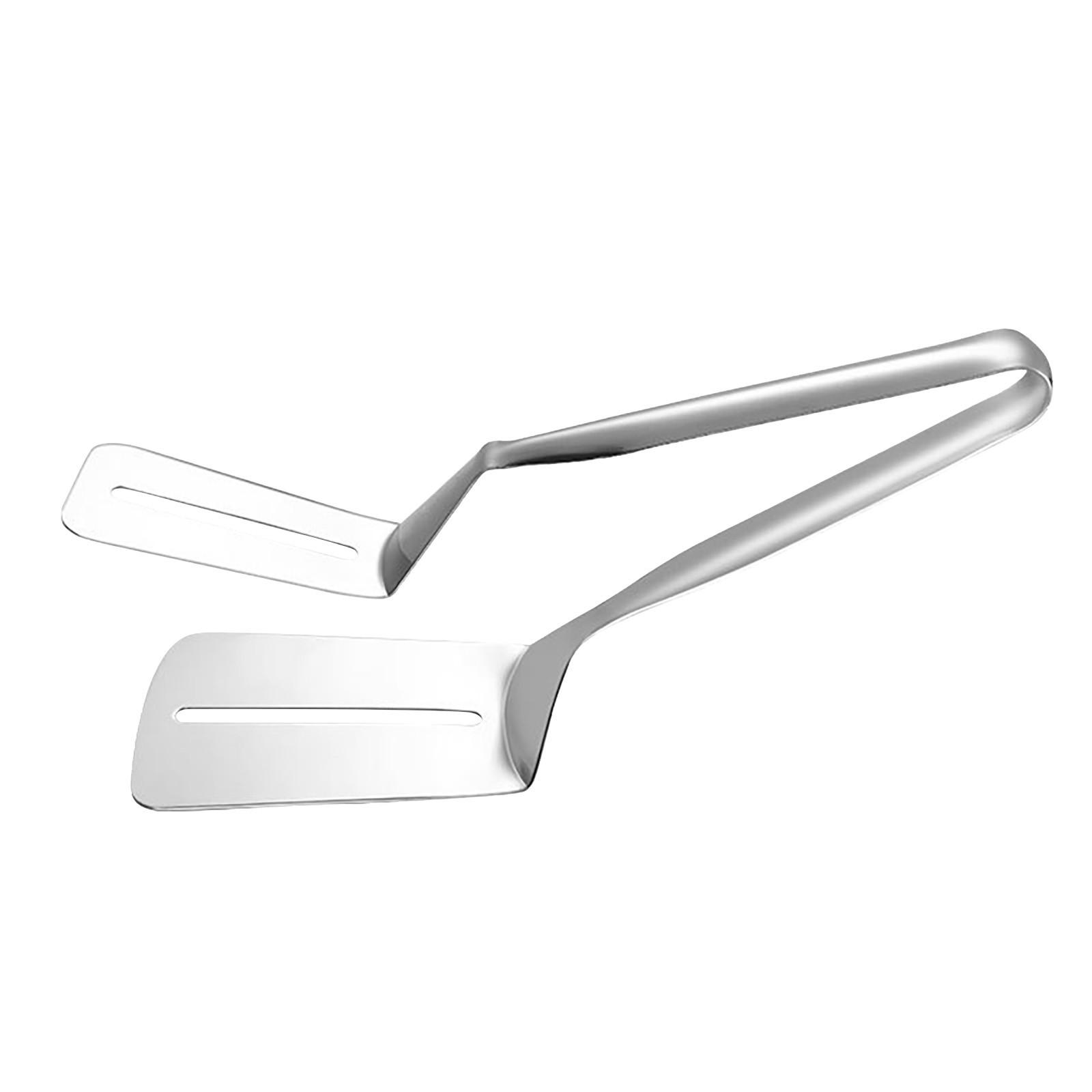 

Multi-Function Stainless Steel Cooking Shovel Clip Kitchen Food Clamp Spatula Baking Tools Bread Clip чёрный