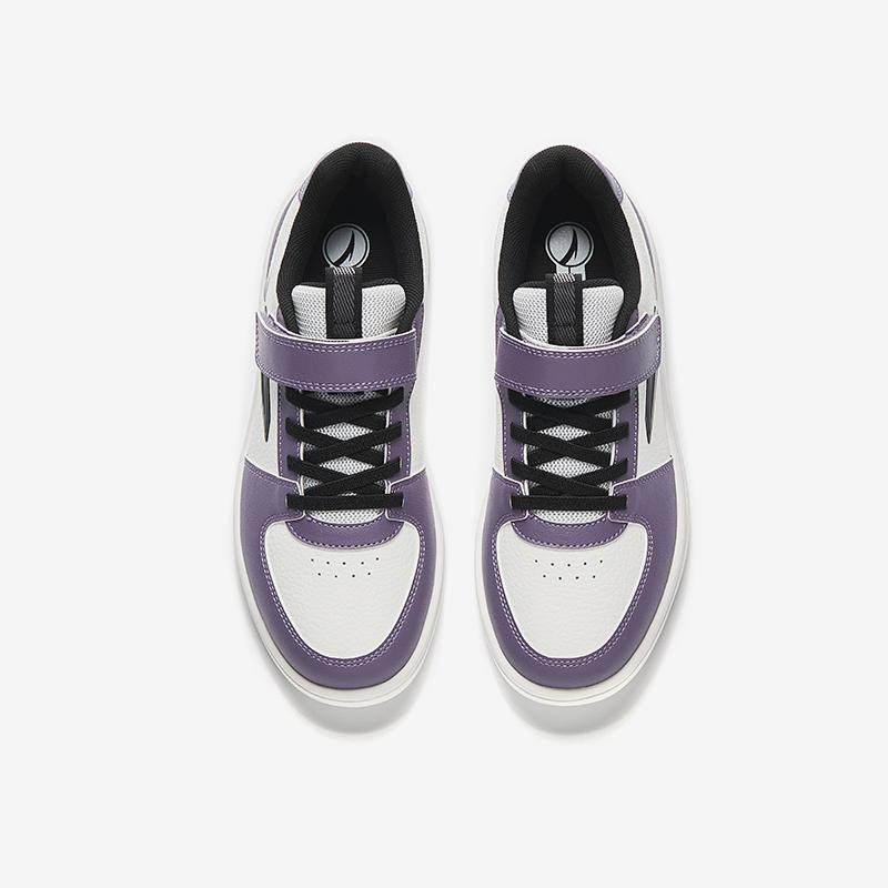 Anta Kids Trendy Color Block Simple Comfortable Versatile Sports Casual Anti-Kick Lightweight Shock Absorption Low-Top Kids Skate Shoes A12538077