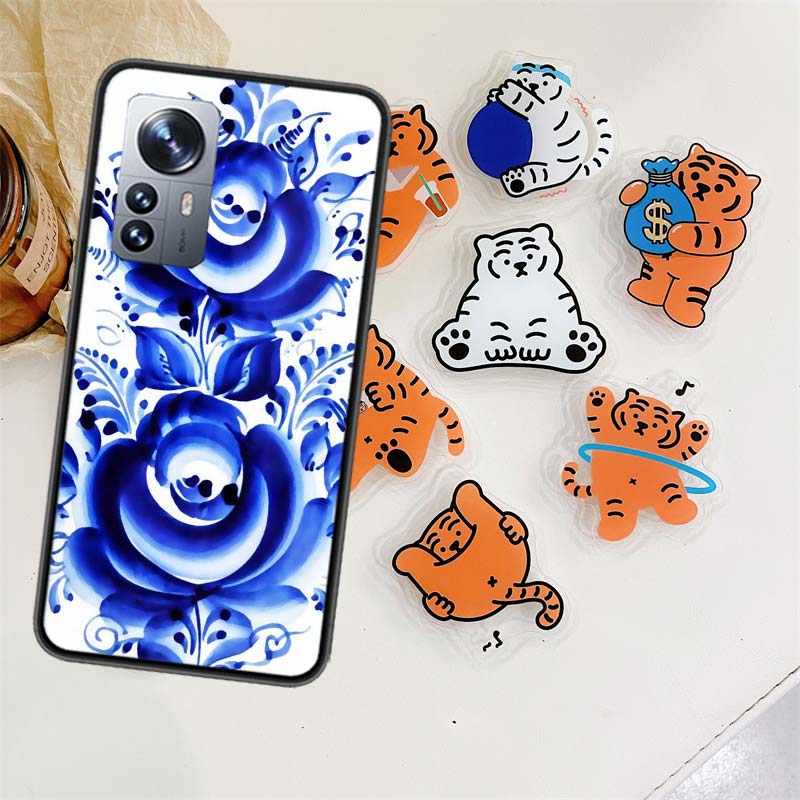 Blue white Porcelain Pattern Phone Case For Xiaomi Poco X7 X6 M8 M7 M6 M4 M3 X4 Pro F7 Ultra M5S Mi 14 14T 15 15T 12T 10T Pro 12