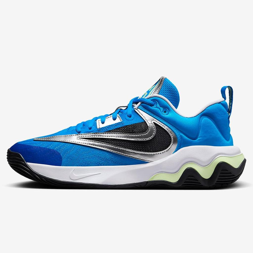 Nike Giannis Immortality 3 EP Photo Blue/Barely Volt Basketball Shoes, XDR Durable Outsole, 24.5cm. Model DZ7534-400