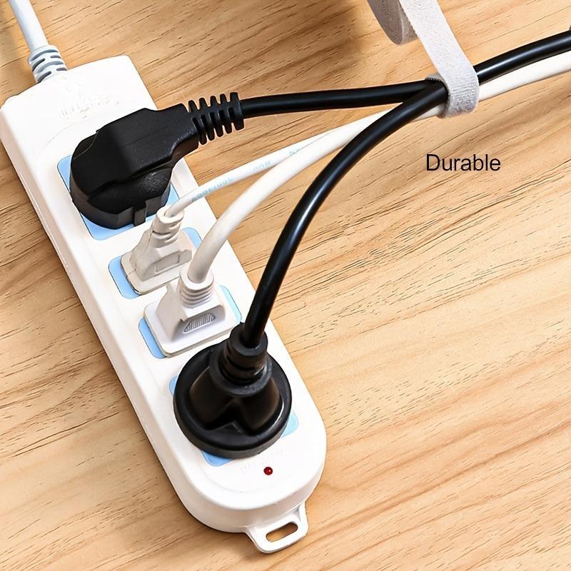 1 Roll Reusable Data Line Storage Gadget Desktop Electrical Wire Routing Fixed Strap Velcro Tie Line Cable Tie Organizer