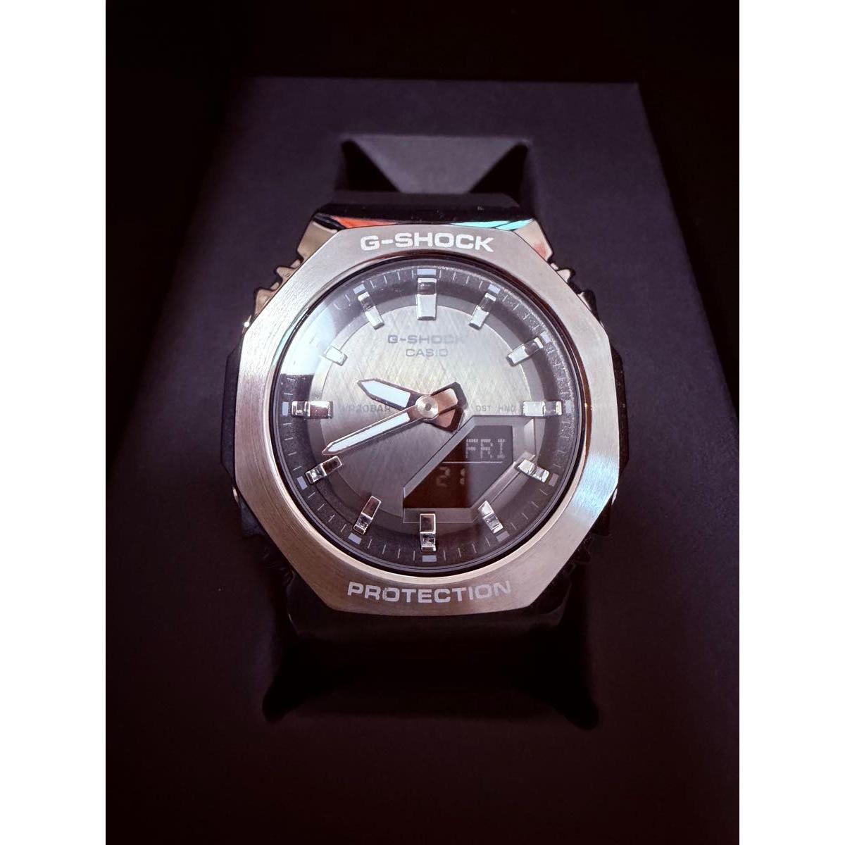 Б/у CASIO G-SHOCK GM-2100 Металлический безель Casioak