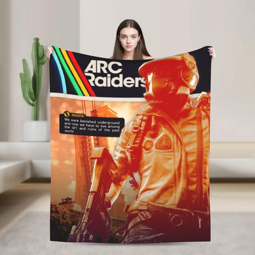 Arc Raiders Video Games Accessories Blanket Cozy Soft  Throw Blankets for Living Room 50x60 Inches Multiple Sizes Bedding Throws