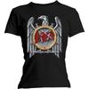Slayer Women's Silver Eagle T-Shirt Black