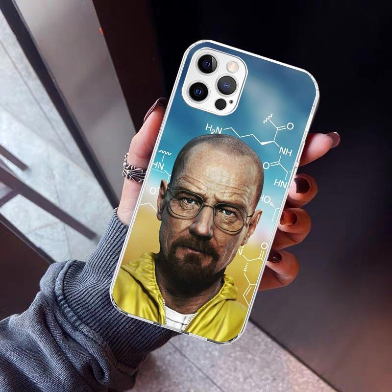 Breaking Bad WalterWhite Phone Case For iPhone 17 Air 11 13 Mini 14 15 Plus 16 12 Pro Max 16E SE 7 8 Pattern Soft TPU Back Cover