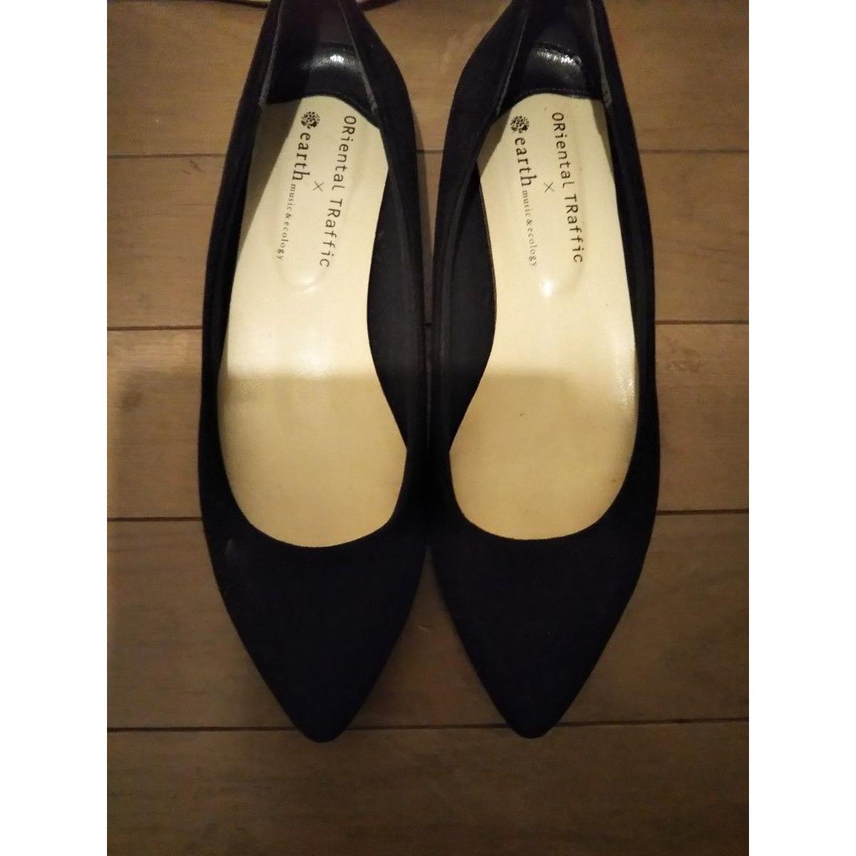 ORiental TRaffic earth music&ecology collaboration pumps black