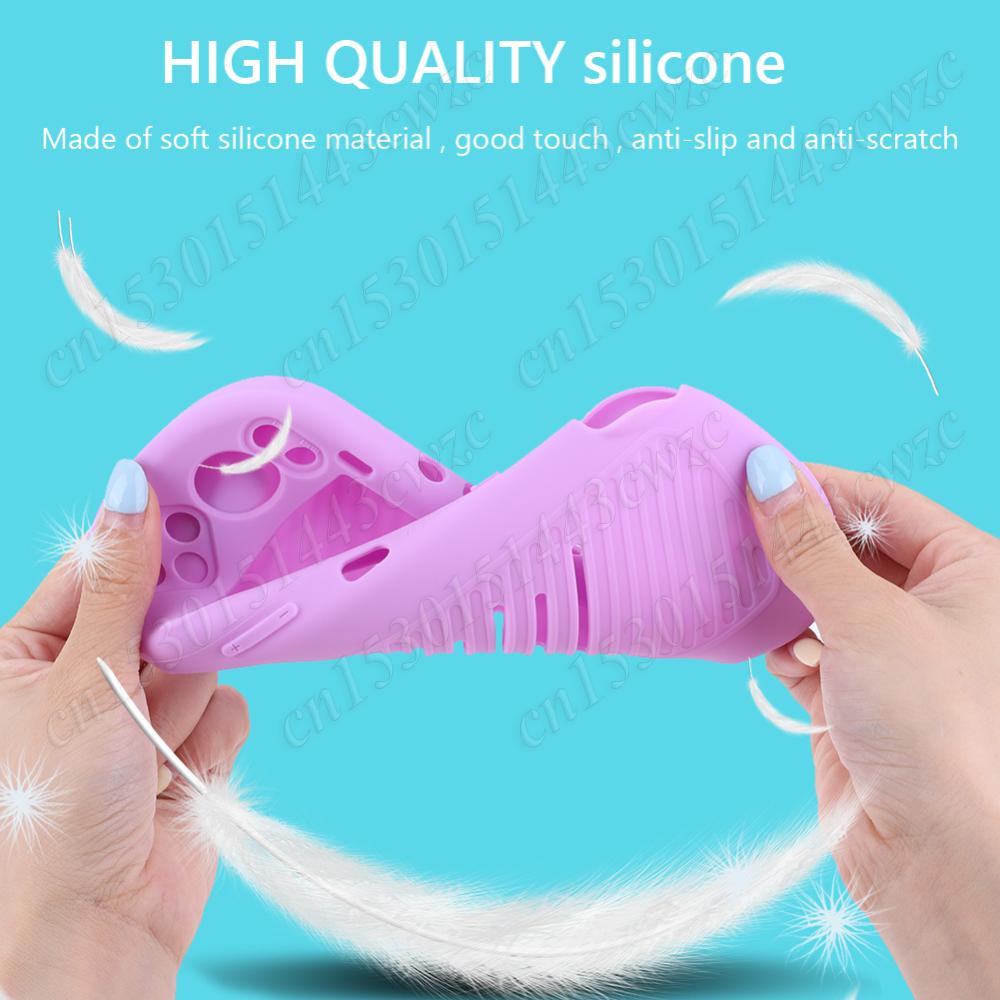 Silicone Protective Case for Trimui Smart Pro Console Shell Sleeve Shockproof Soft Skin Cover Case Anti-Scratch with Lanyard