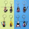 Demon Slayer Tanjiro Building Blocks Keychain Lanyard - Children's Bag Charms & Assembly Toy Gift