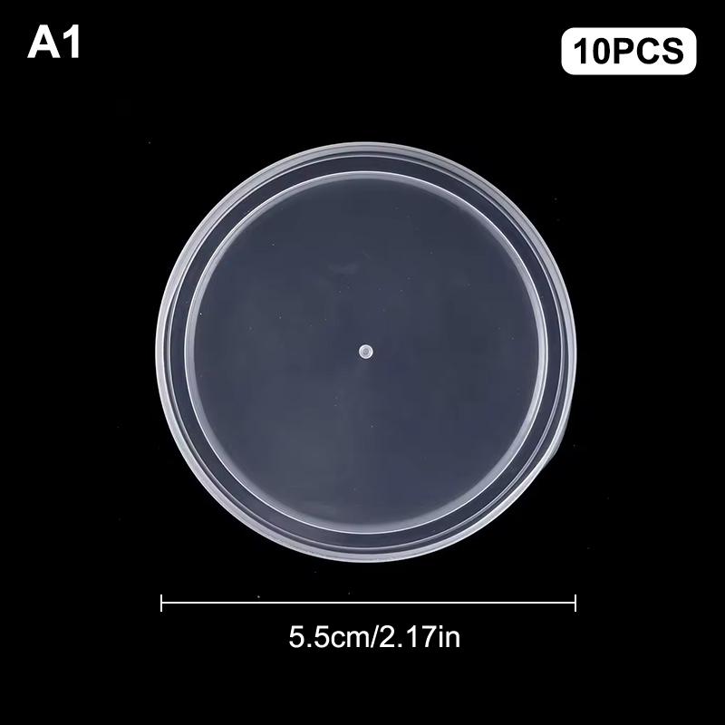 10Pcs Various Sizes Pe Tight Seal Lids Reusable Leak Proof Replacement Lids For Canned Goods Or Pet Dog Cat Food Universal