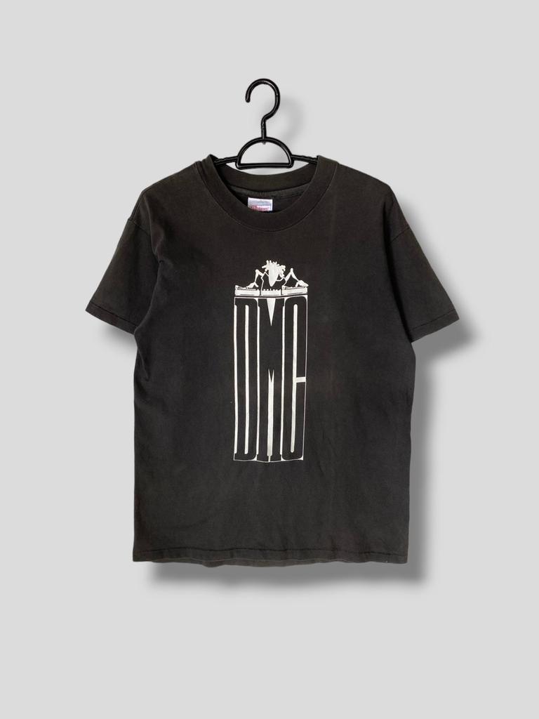 Vintage 90s DMC Disco Mix Club tshirt DJ competition hip hop rap tees turntablism technics single stitch black Medium