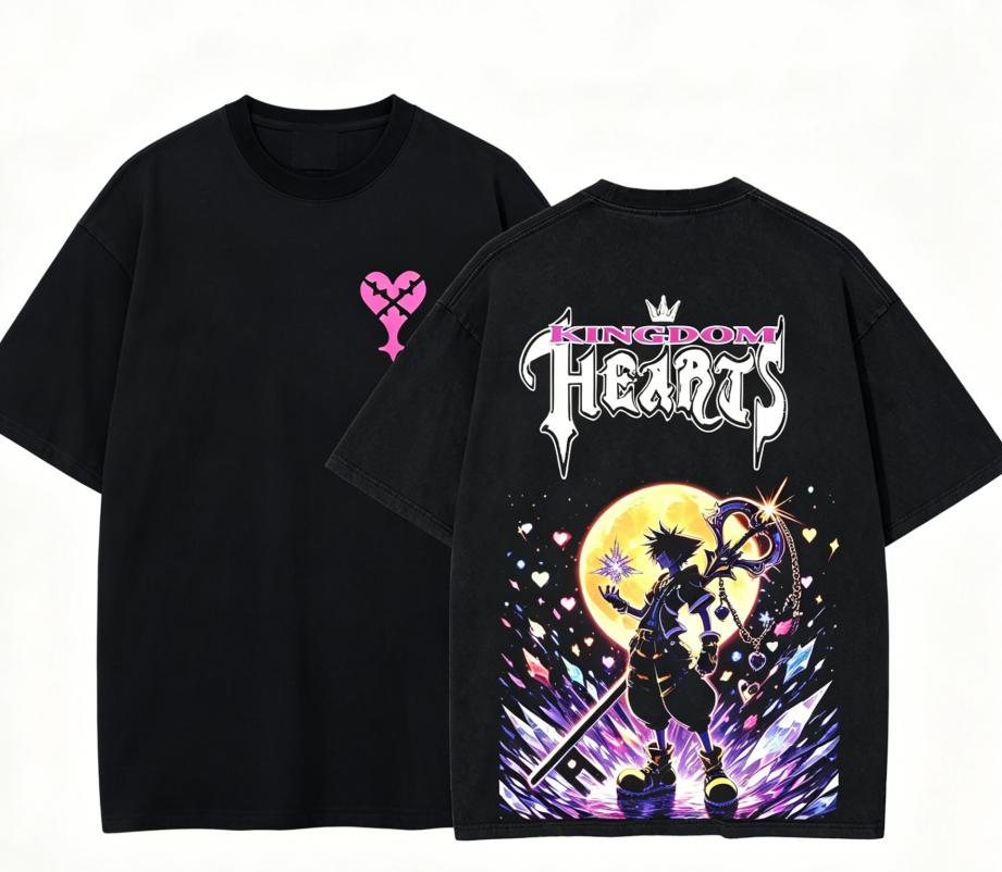 Kingdom Hearts Sora Anime Lover T Shirt Year Round Clothing Personality Clothes Plus Size Unisex New Model Couples High Quality Soft