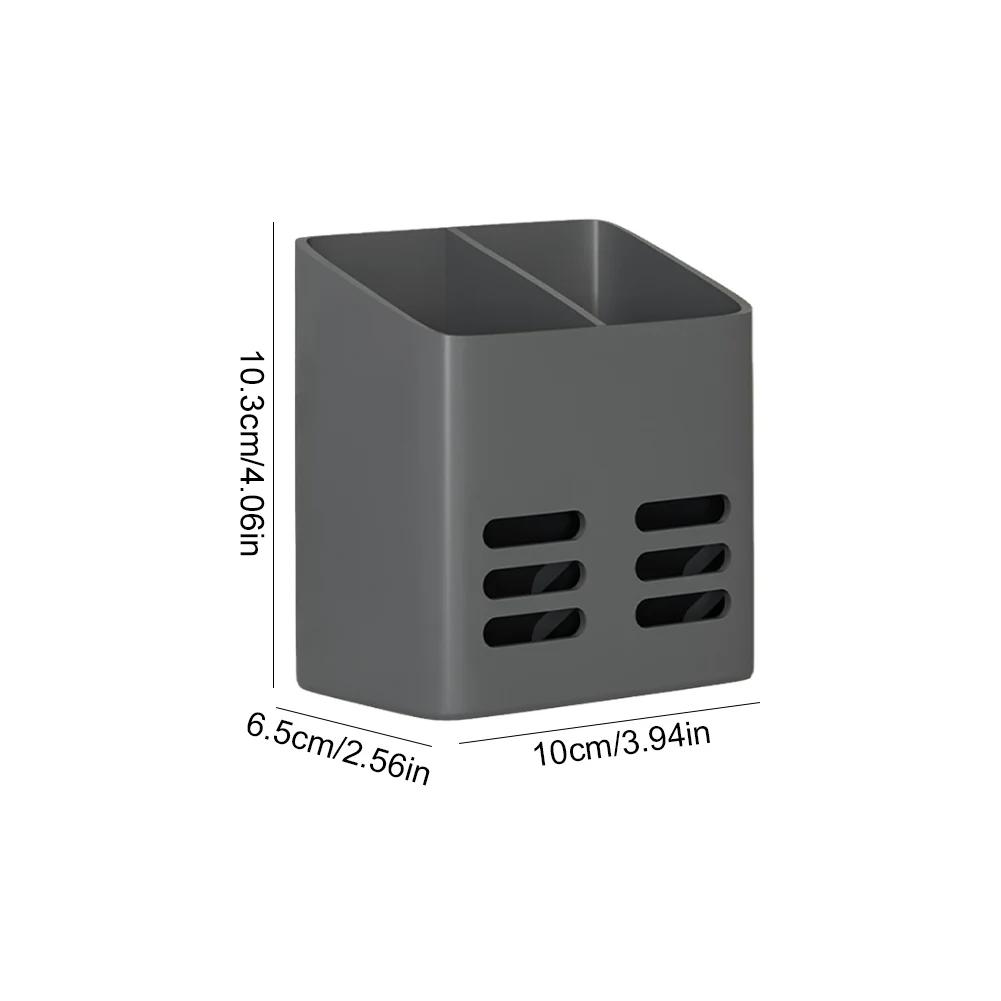 Wall Mount Bathroom Shelf with Drainage Holes No Drill Toiletries Shelves Multifunctional Bathroom Rack for Kitchen Bathroom