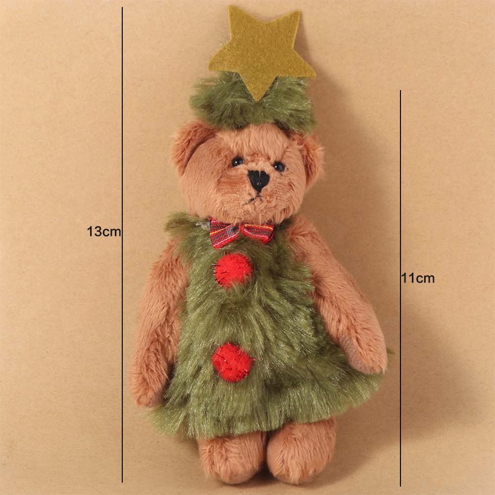 Cartoon Christmas Plush Bear Lovely Cute Bear Plush Dolls  Christmas Decoration