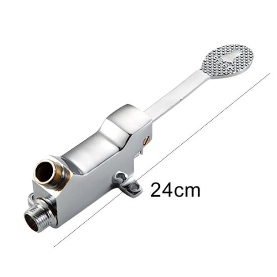1/2 Zoll Fußpedal Steuerventil Wasserhahn Waschbecken Schalter Wasser Waschbecken Badezimmer Wasserhahn