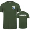 Paramedic T Shirt Summer Unisex Cotton Short Sleeve Emergency Medical Services Tshirts Unisexs Clothing Tops OT005