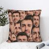 Fernando Alonso Kussenhoes Stof Zacht Kussenhoes Decoratief Grappig Kussenhoes Cover Huis Multi-Maat