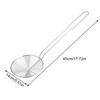 Household Stainless Steel Mesh Colander Practical Powder Sieve Drainer For Fryers Use