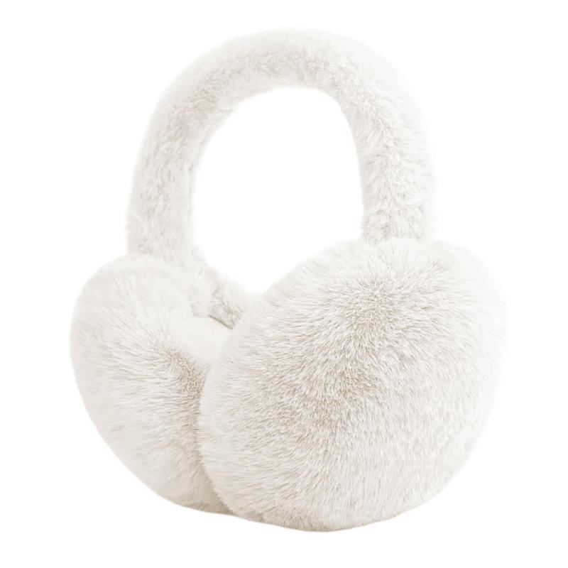 Foldable Faux Fur Winter Earmuffs for Women & Girls - Cute, Warm, Outdoor Ear Warmers