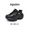 Augustine sports dad sandals women's 2025 new spring and summer hole white shoes soft-soled wading beach shoes