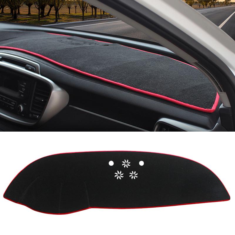 For Kia Sorento 3 UM Prime 2015 2016 2017 2018   Car Dashboard Cover Avoid Light Mats Anti-UV Case Protector Accessories