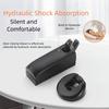 Metal Accessories Silent Door Stop Space Saving Wall Mount Stopper Hydraulic Door Stopper  Bedroom