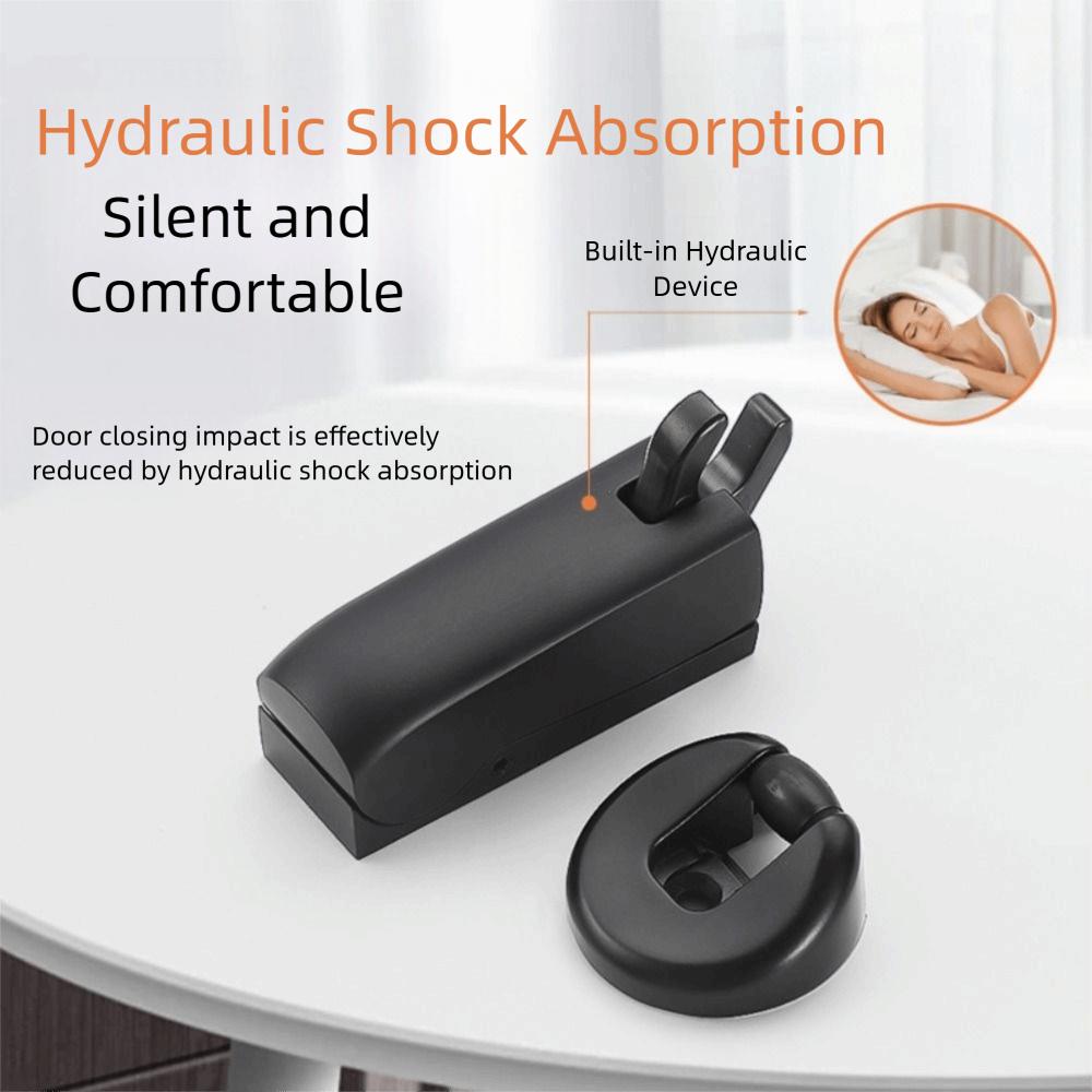 Metal Accessories Silent Door Stop Space Saving Wall Mount Stopper Hydraulic Door Stopper  Bedroom