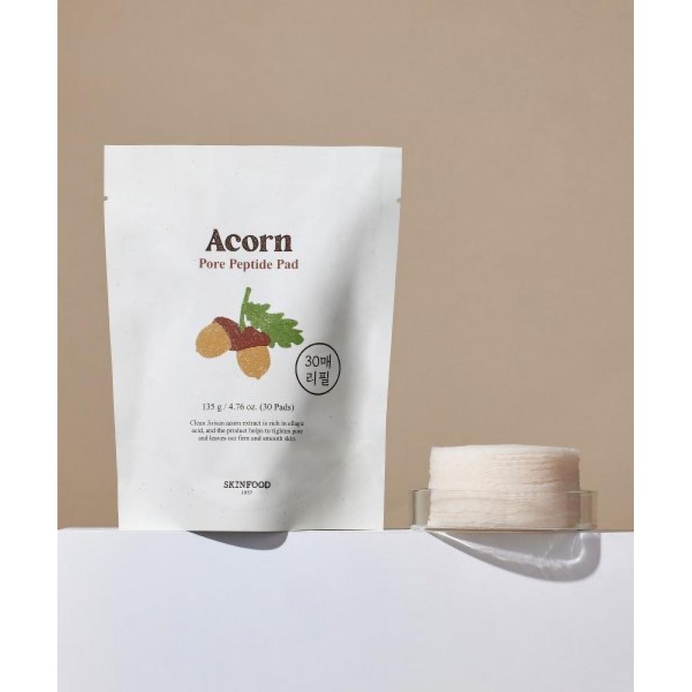 

Skinfood Acorn Pore Peptide Pads 30 Sheets 2 Pack 1 Additional Pack Included none