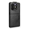 For itel Zeno 10 4G Stand Case Magnetic Clasp Vertical Flip Leather Phone Cover with Card Holder
