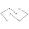 Heavy Duty Motorcycle Gear Luggage Frame Support Bracket Holder Reinforced Iron Structure For Multiple Saddlebag Styles