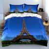 Eiffel Tower with Sky. Bedding Sets Duvet Cover Sets Duvet Covers Pillowcases(1* Duvet Cover 2* Pillowcases Without Duvet Insert)