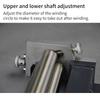 Manual Bending Machine Mini Round Tube Roller Making Tool Desktop Metal Plate Bender Hand Crank Folding Plate Folding Machine